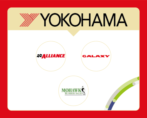 Quelles sont les marques de pneus appartenant à Yokohama ?