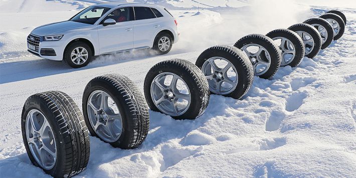Auto Bild a testé et comparé 10 pneus hiver pour SUV dans son dernier essai de pneus 2018