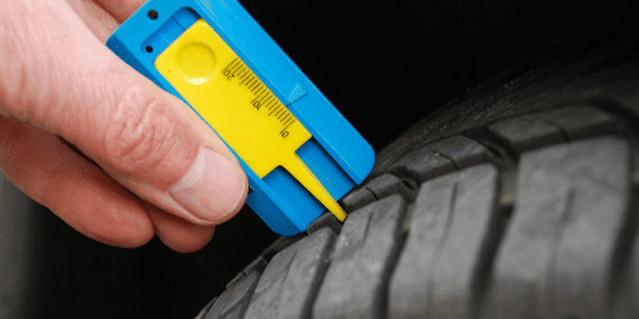 Mesurer l'usure d'un pneu